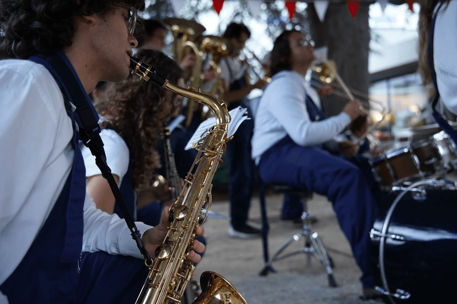 La fanfare en action